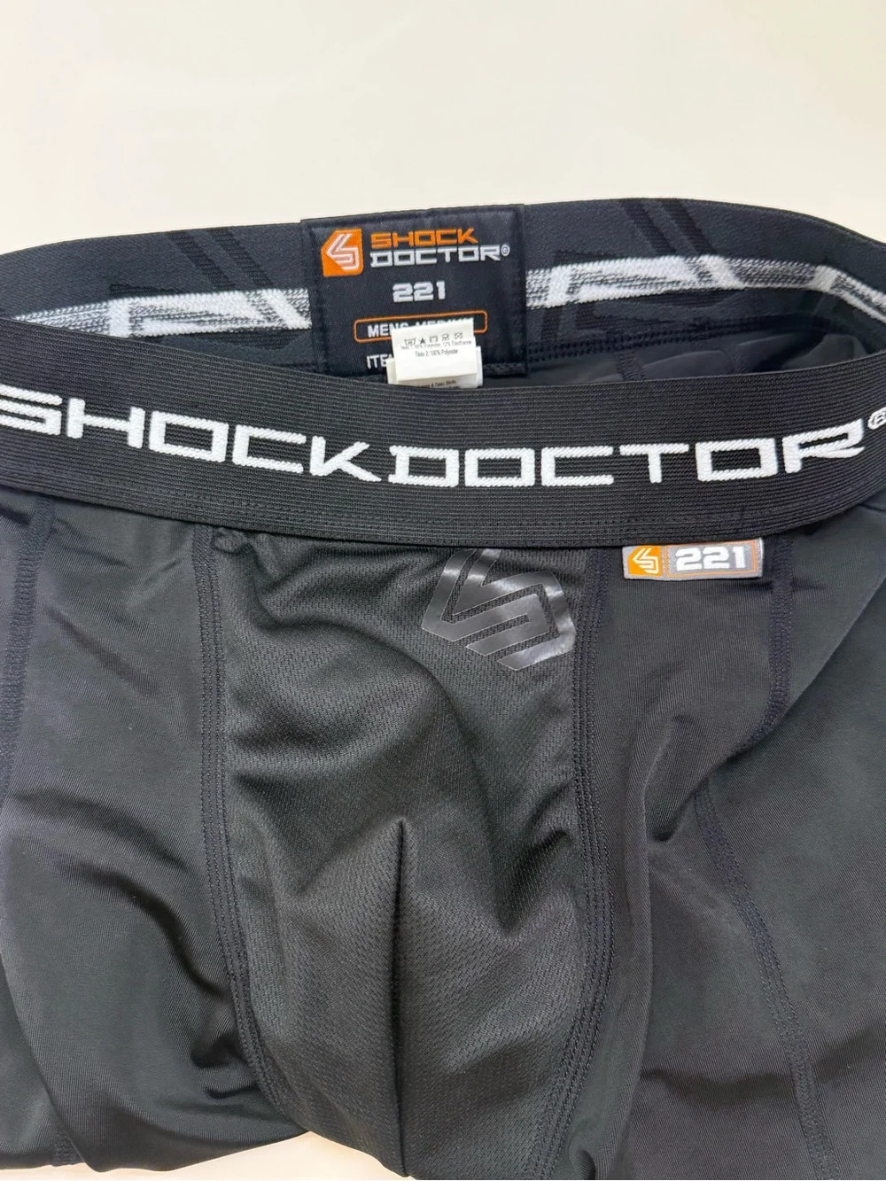 Men's 221 Black Compression Briefs with Cup holder
